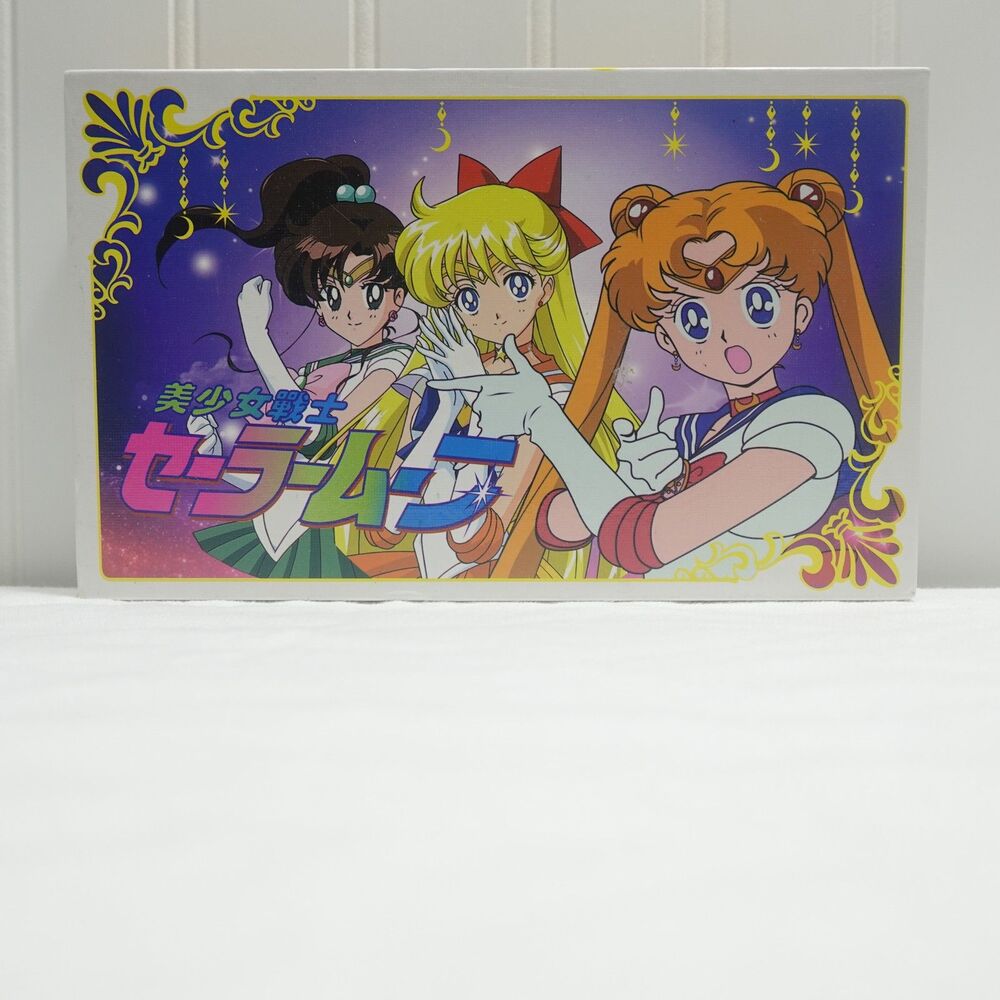 Sailor Moon Collectible Charms Box Set Anime Manga Gold Tone w/ Gems 12 Pieces